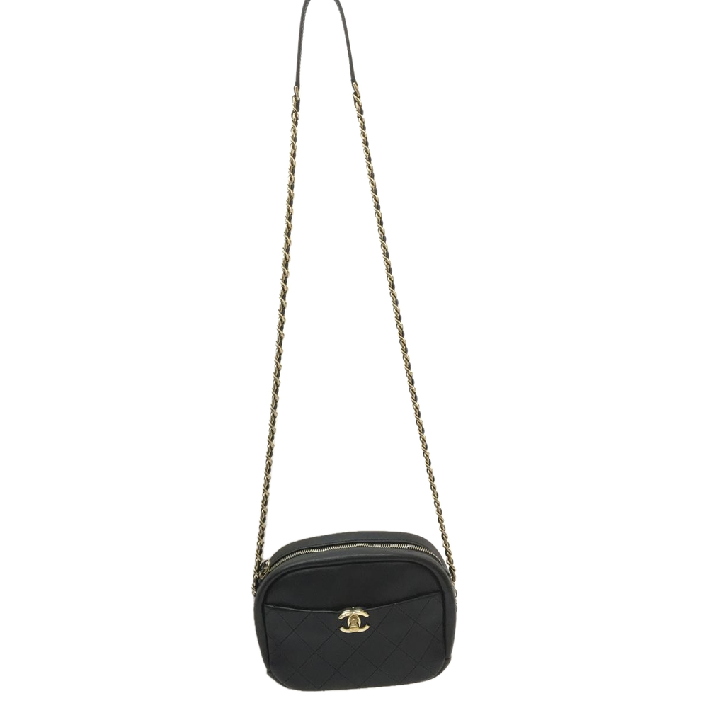 Chanel Chain Crossbody Bag Black